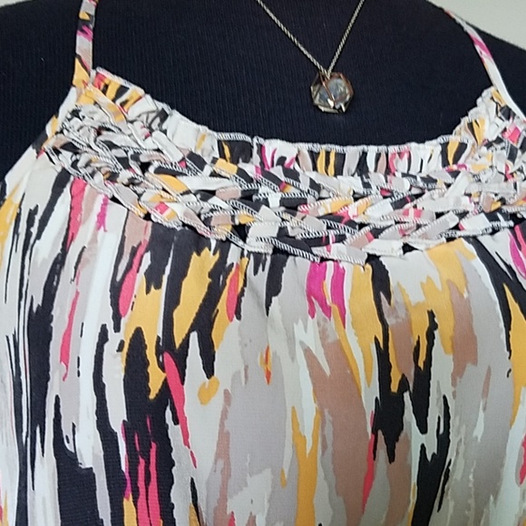 Banana Republic abstract summer dress - Picture 3 of 7